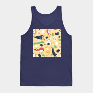 Crazy Sushi Pattern Tank Top